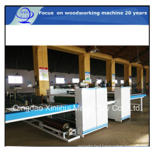 Double Side MDF Panel PU Paper Laminating Machine for Panel Furniture/ PVC/ Paper Sticking Laminating Machine/ Plywood Board Double Side PVC Lamination Machine